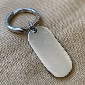 Cartier ovel medal keychain